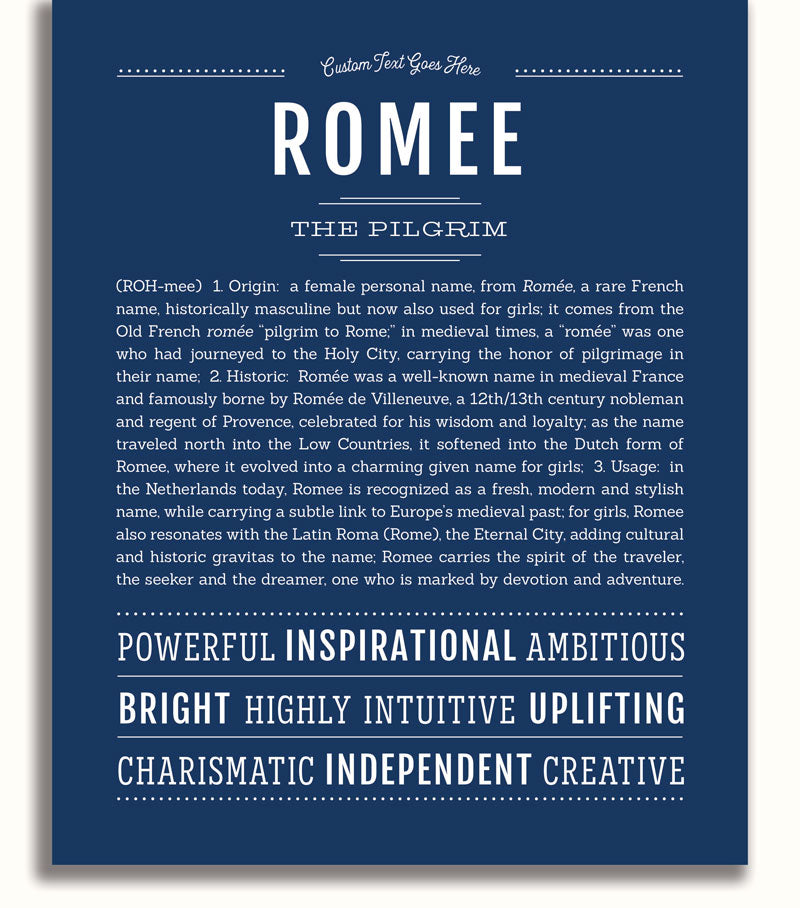 Frame Options | Midnight Blue | White Frame, Matted