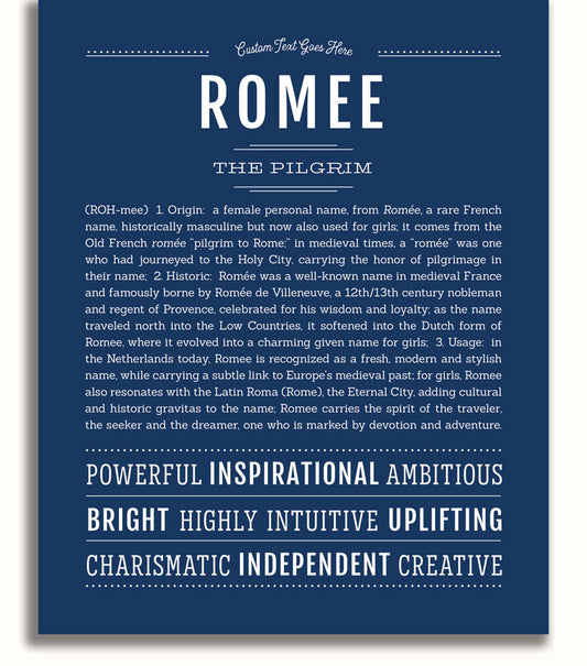 Frame Options | Midnight Blue | White Frame, Matted