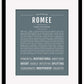 Romee | Name Art Print