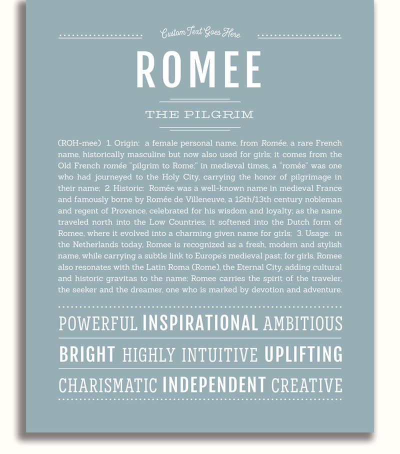 Frame Options | Powder Blue | White Frame, Matted