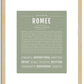 Romee | Name Art Print