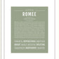 Romee | Name Art Print