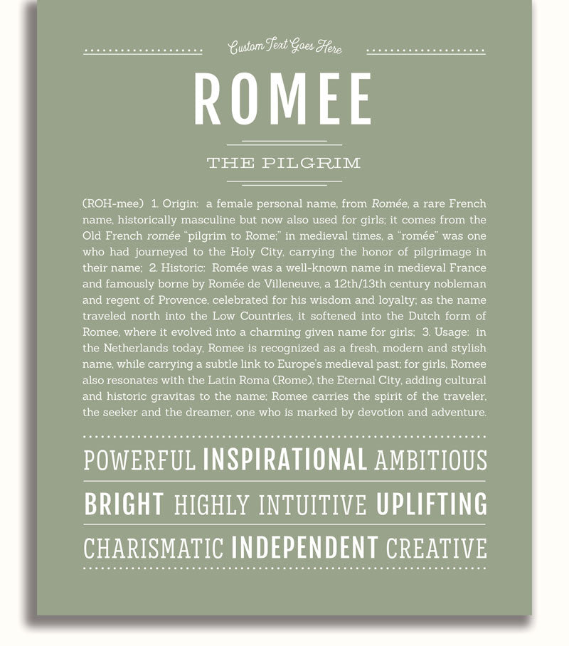 Frame Options | Sage | White Frame, Matted