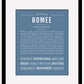 Romee | Name Art Print