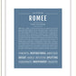 Romee | Name Art Print