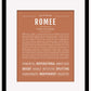 Romee | Name Art Print