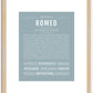 Romeo | Name Art Print