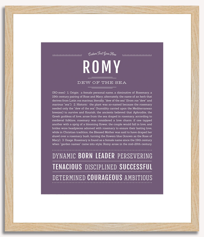 Romy | Name Art Print