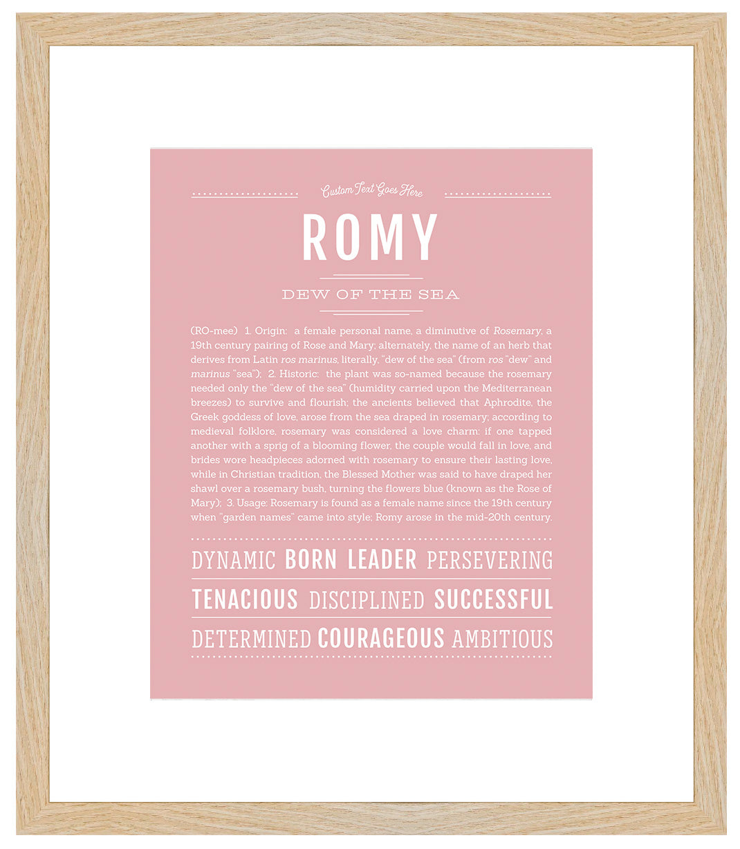 Romy | Name Art Print