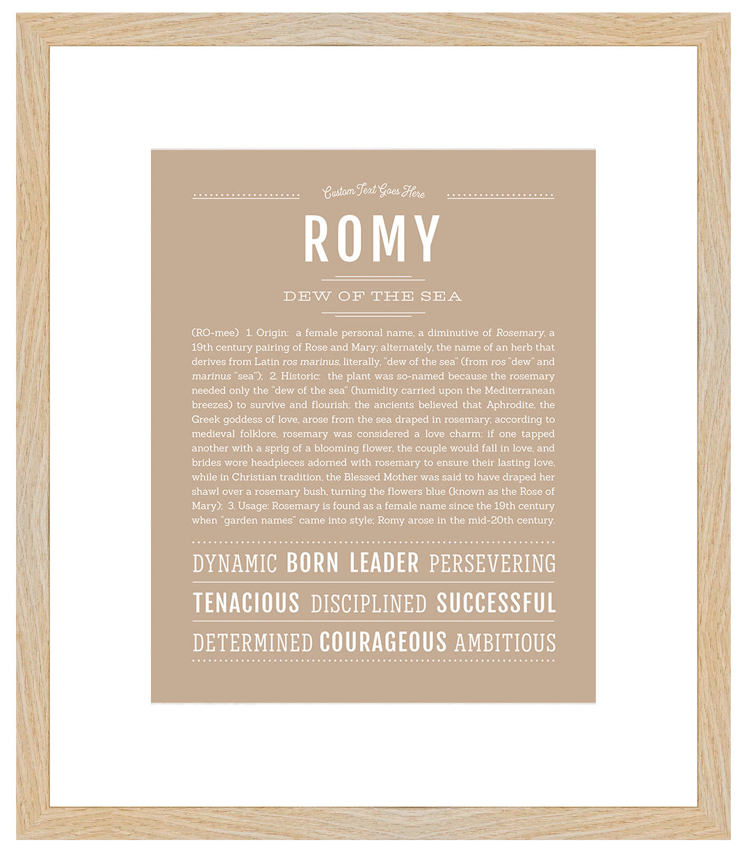 Romy | Name Art Print