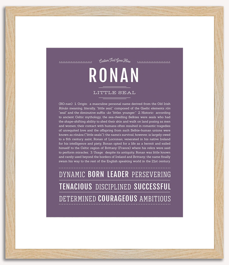 Ronan | Name Art Print