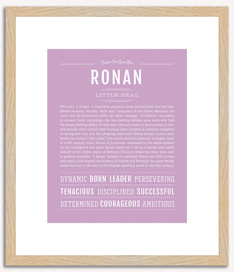 Ronan | Name Art Print