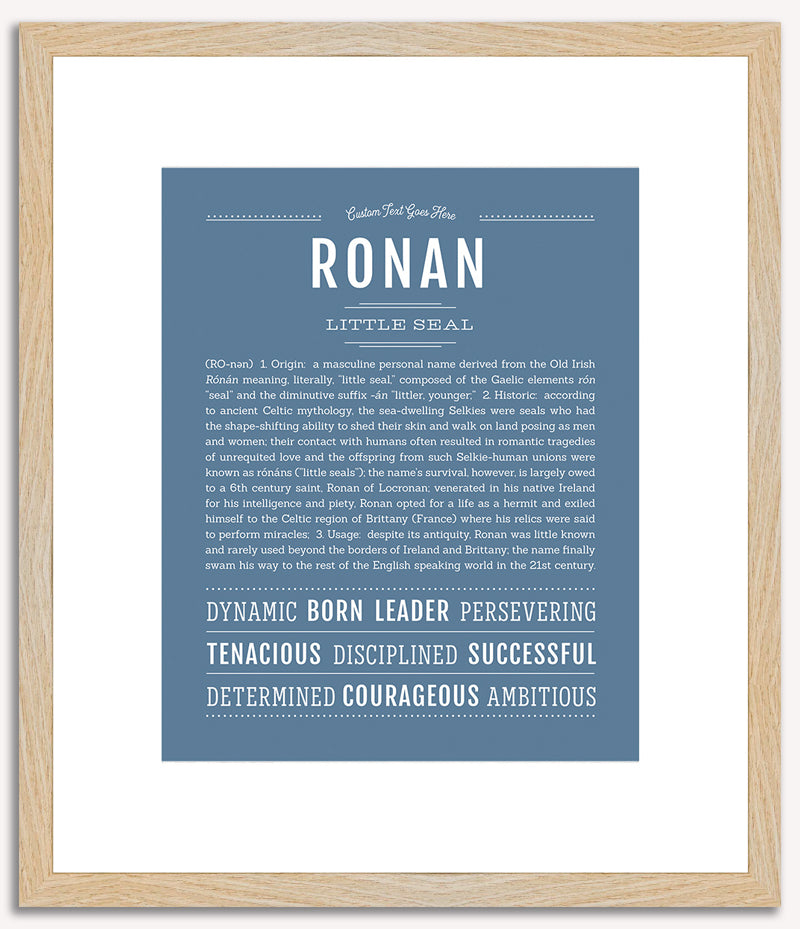 Ronan | Name Art Print