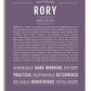 Rory (male) | Name Art Print – Name Stories