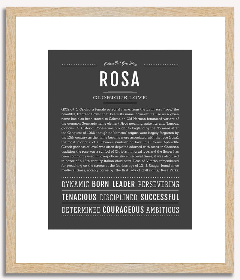 Rosa | Name Art Print