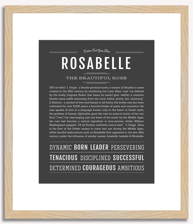 Rosabelle | Name Art Print