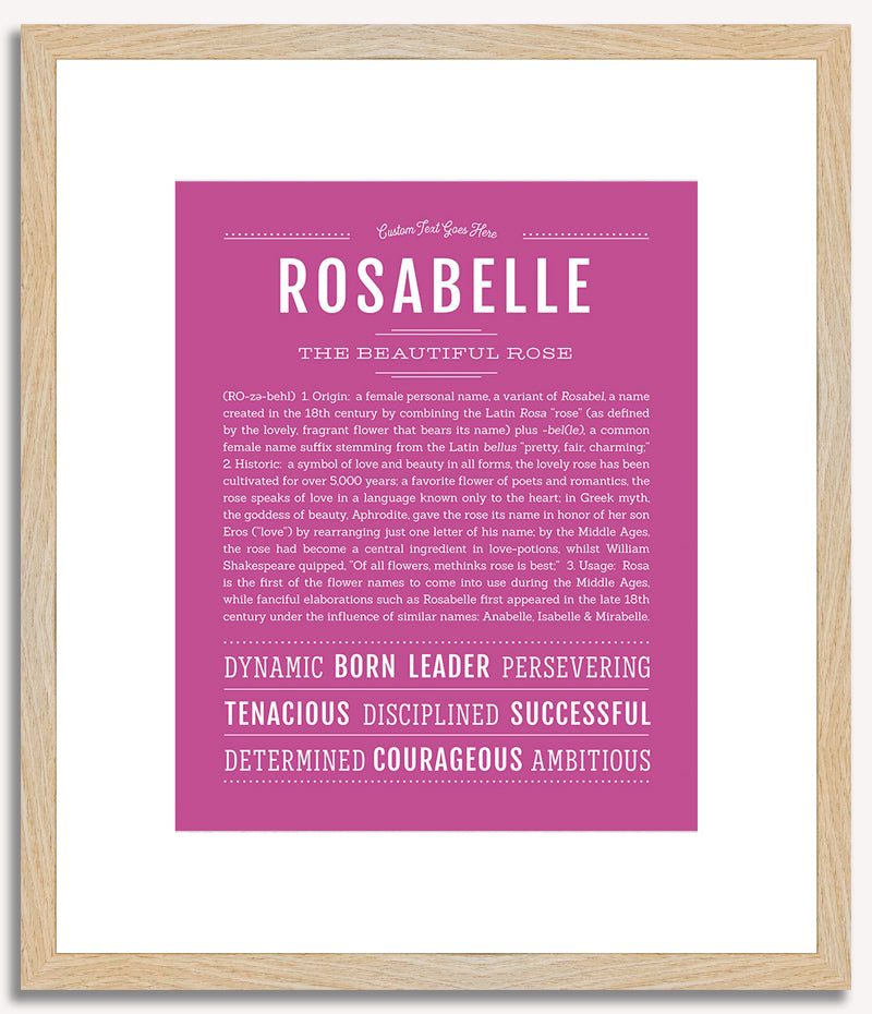 Rosabelle | Name Art Print