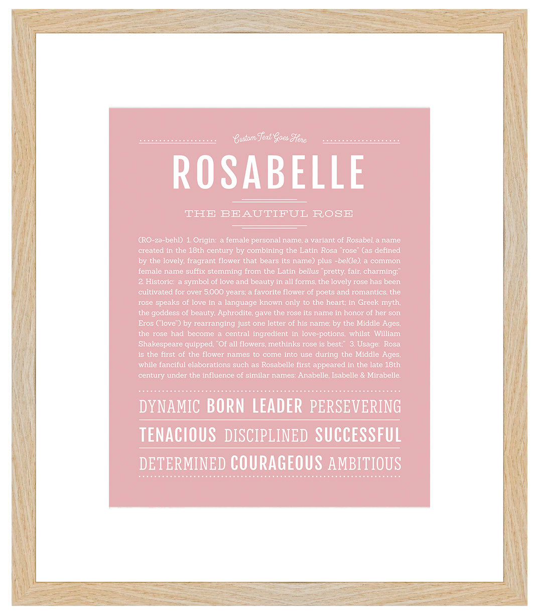 Rosabelle | Name Art Print