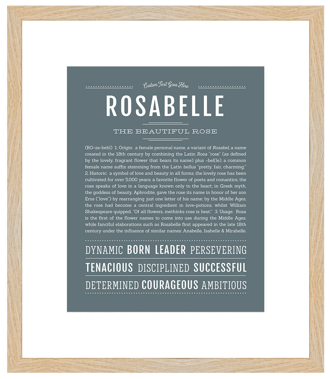 Rosabelle | Name Art Print