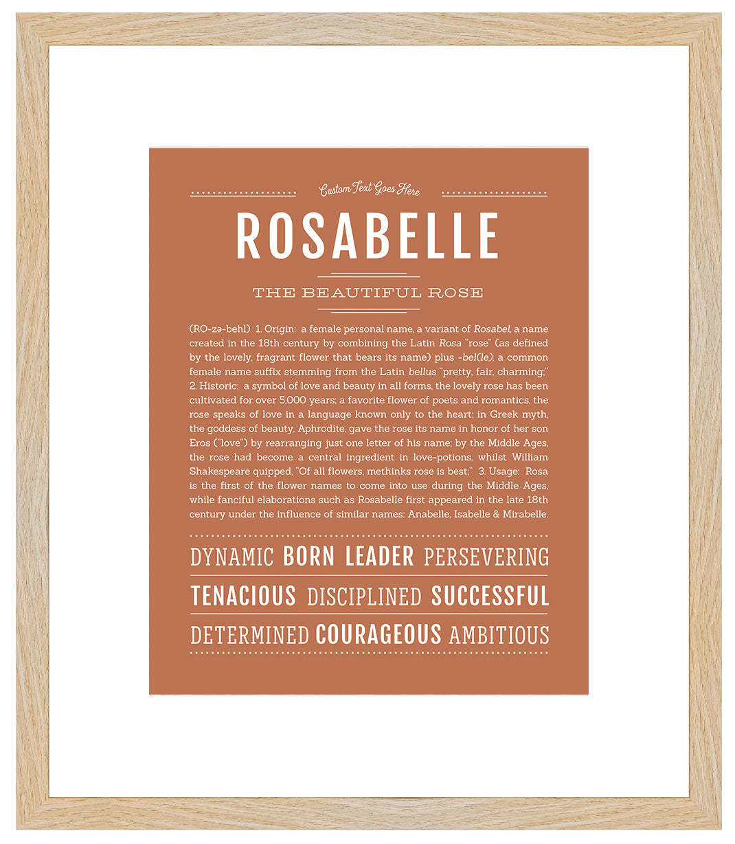 Rosabelle | Name Art Print