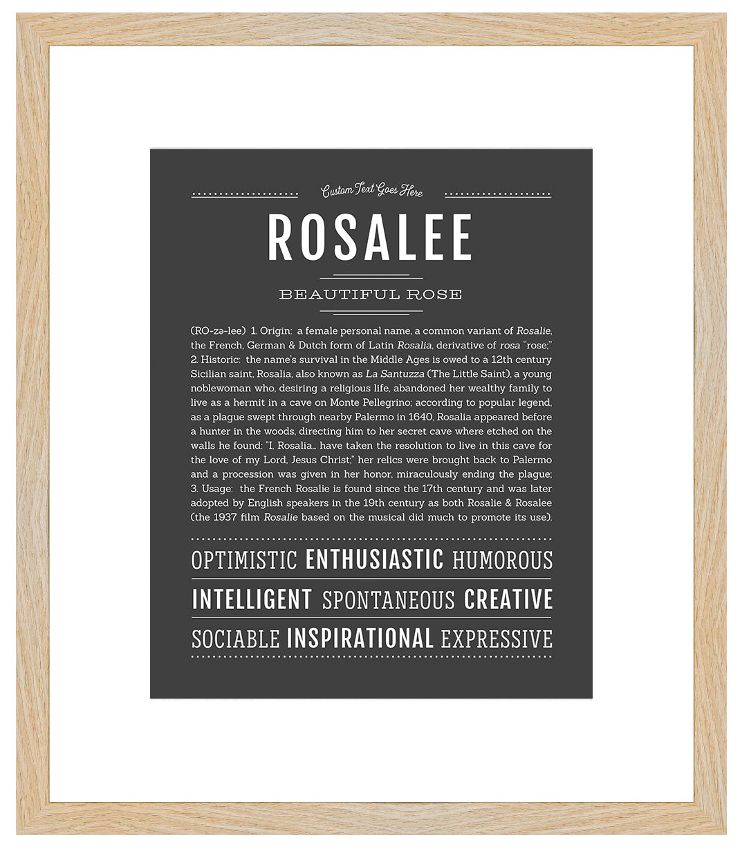 Rosalee | Name Art Print