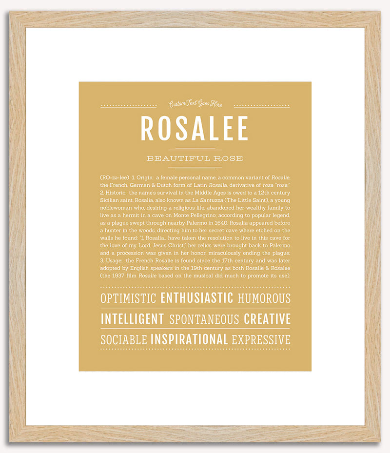 Rosalee | Name Art Print