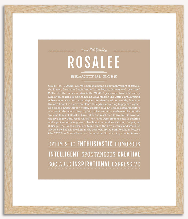 Rosalee | Name Art Print