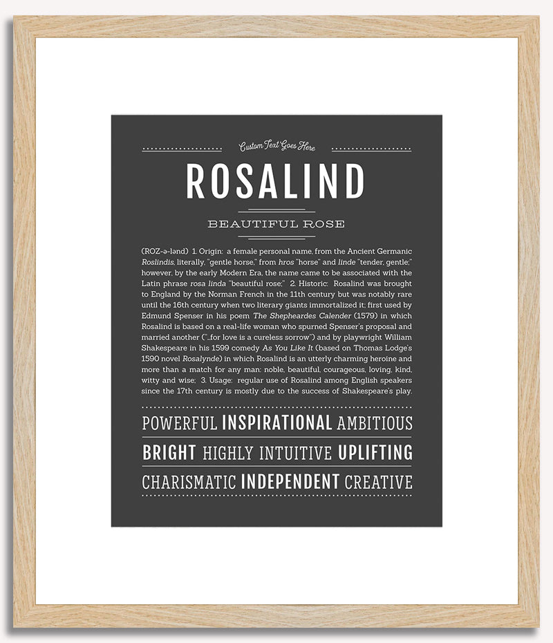 Rosalind | Name Art Print