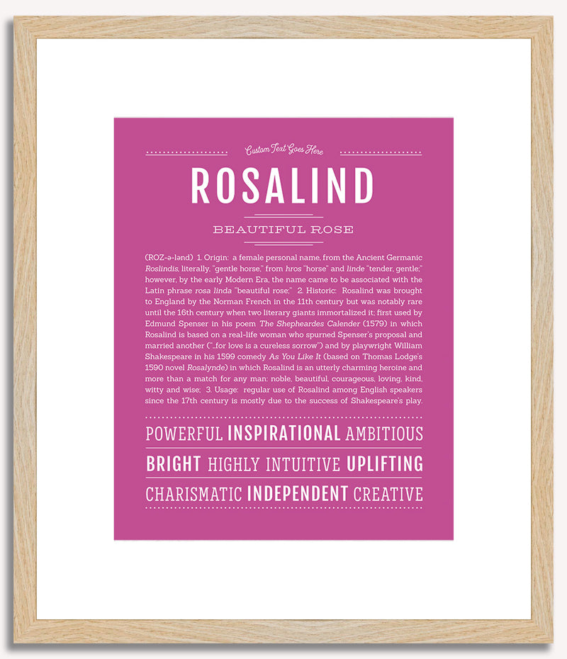 Rosalind | Name Art Print