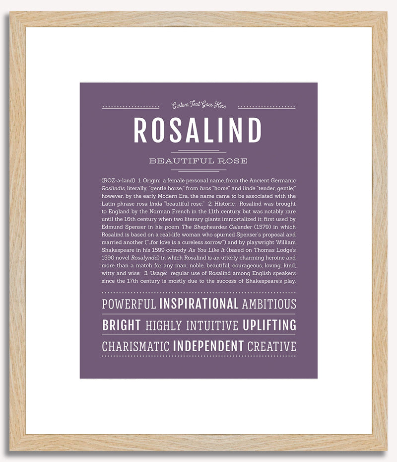 Rosalind | Name Art Print