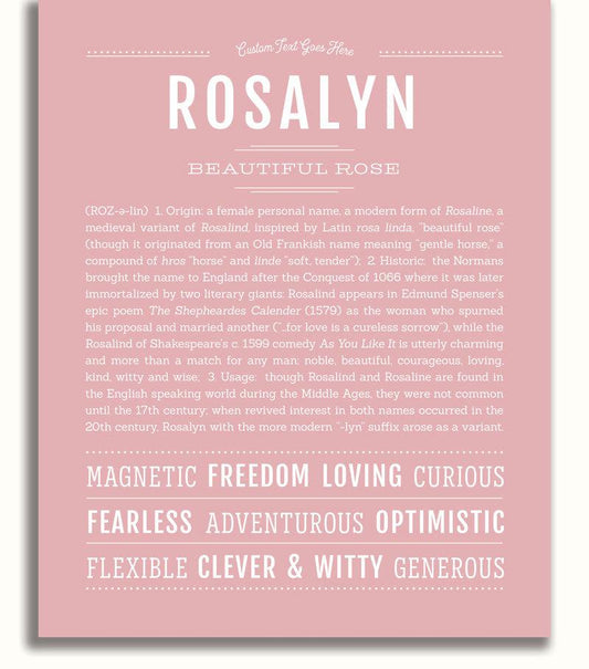 Frame Options | Dusty Rose | No Frame