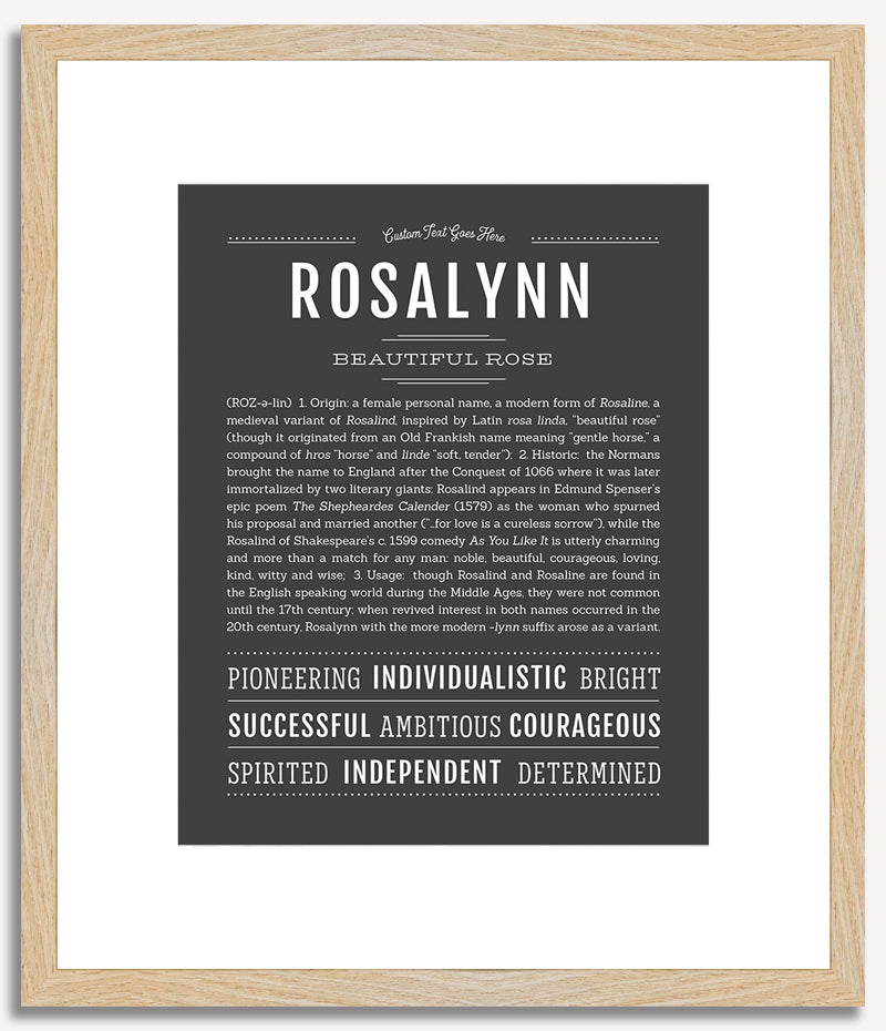 Rosalynn | Name Art Print