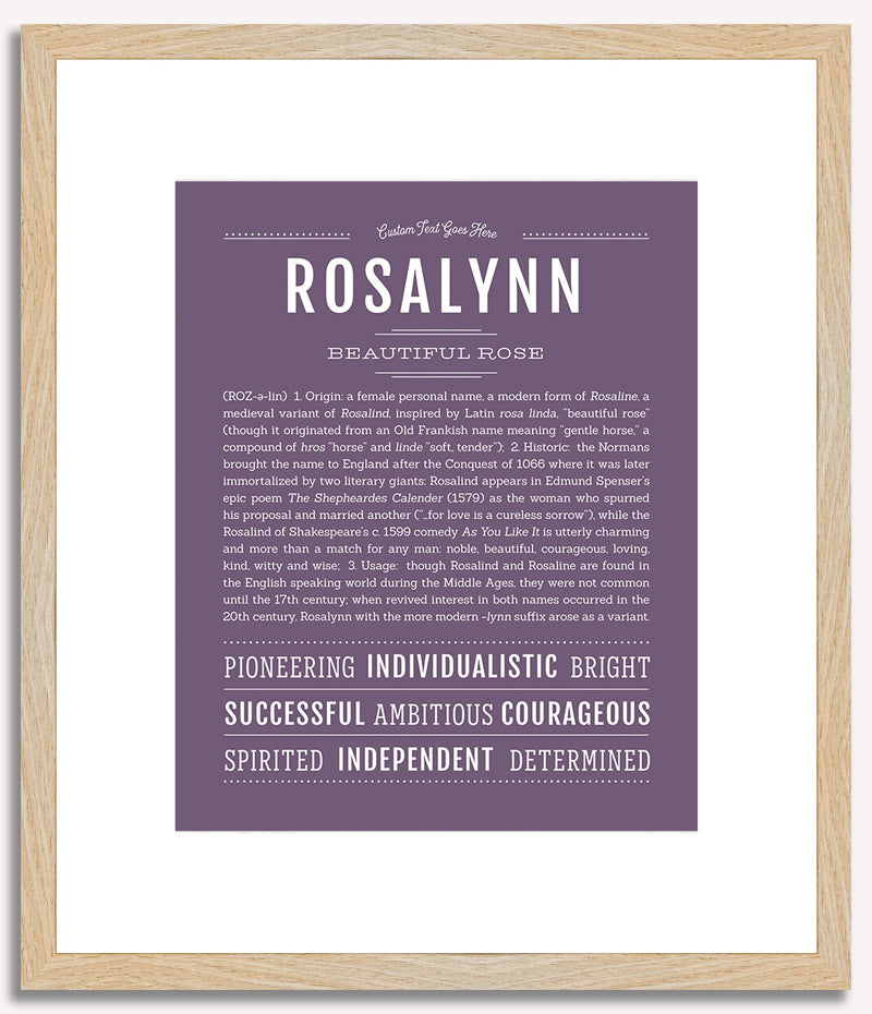 Rosalynn | Name Art Print