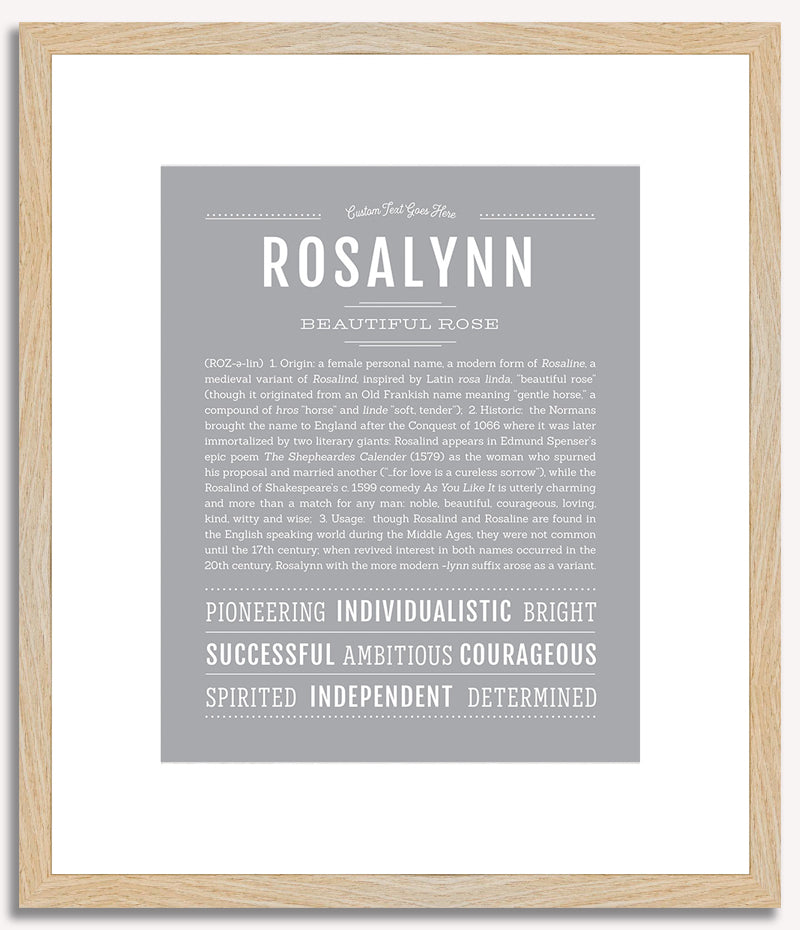 Rosalynn | Name Art Print