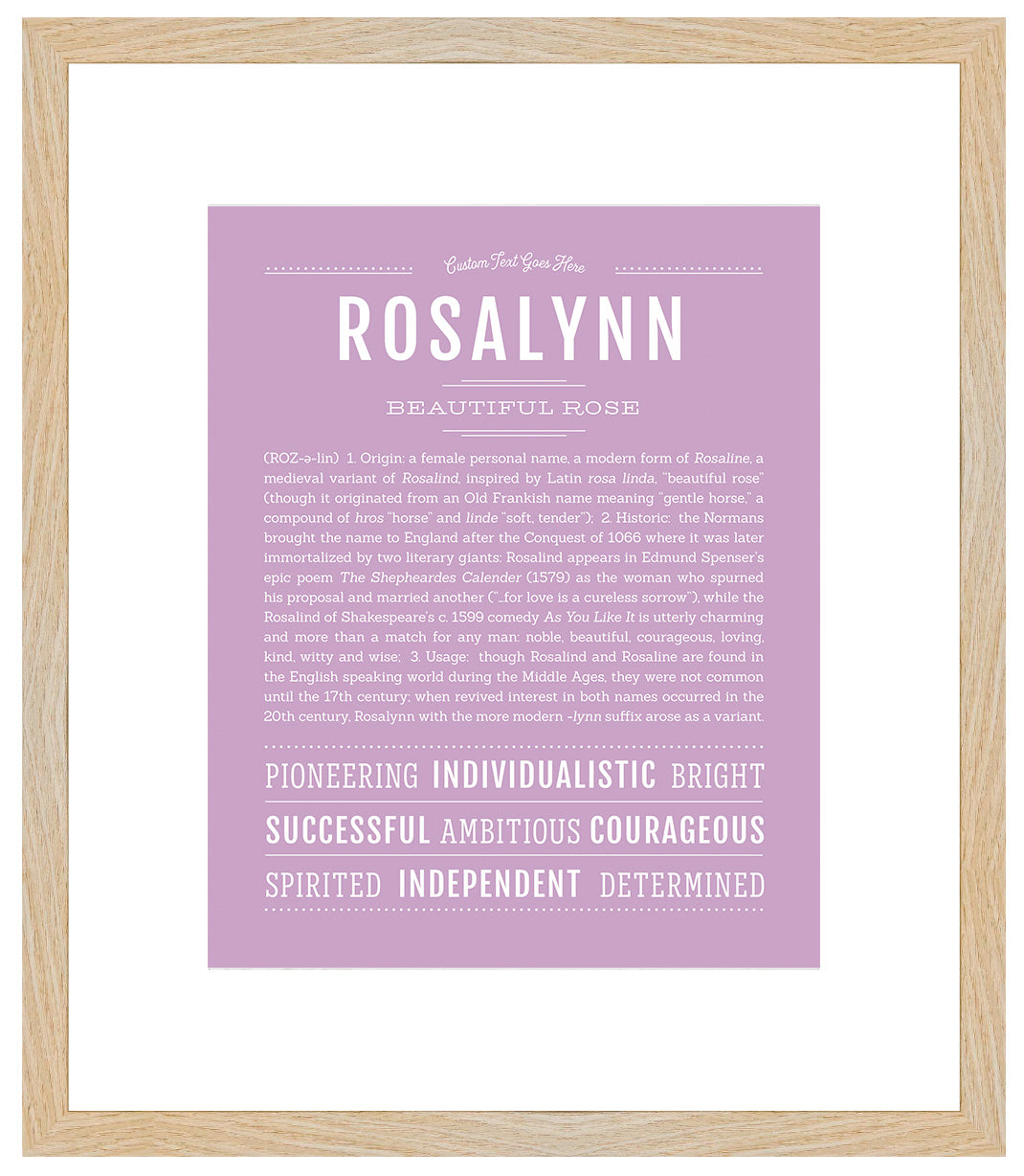 Rosalynn | Name Art Print