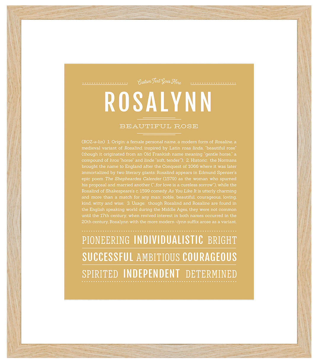 Rosalynn | Name Art Print