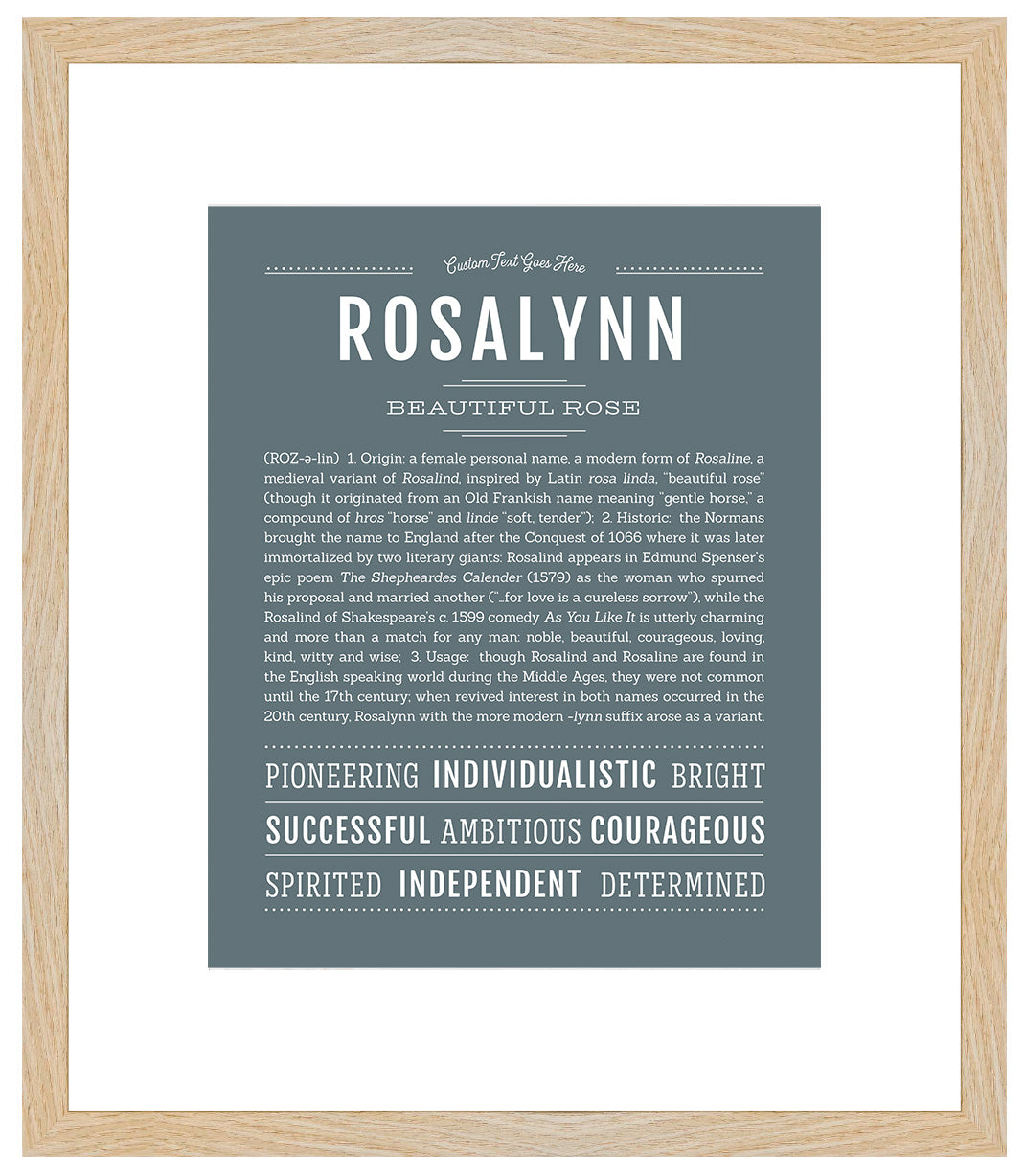 Rosalynn | Name Art Print