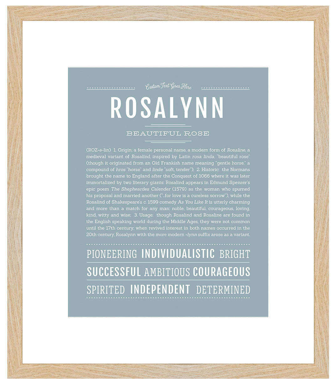 Rosalynn | Name Art Print