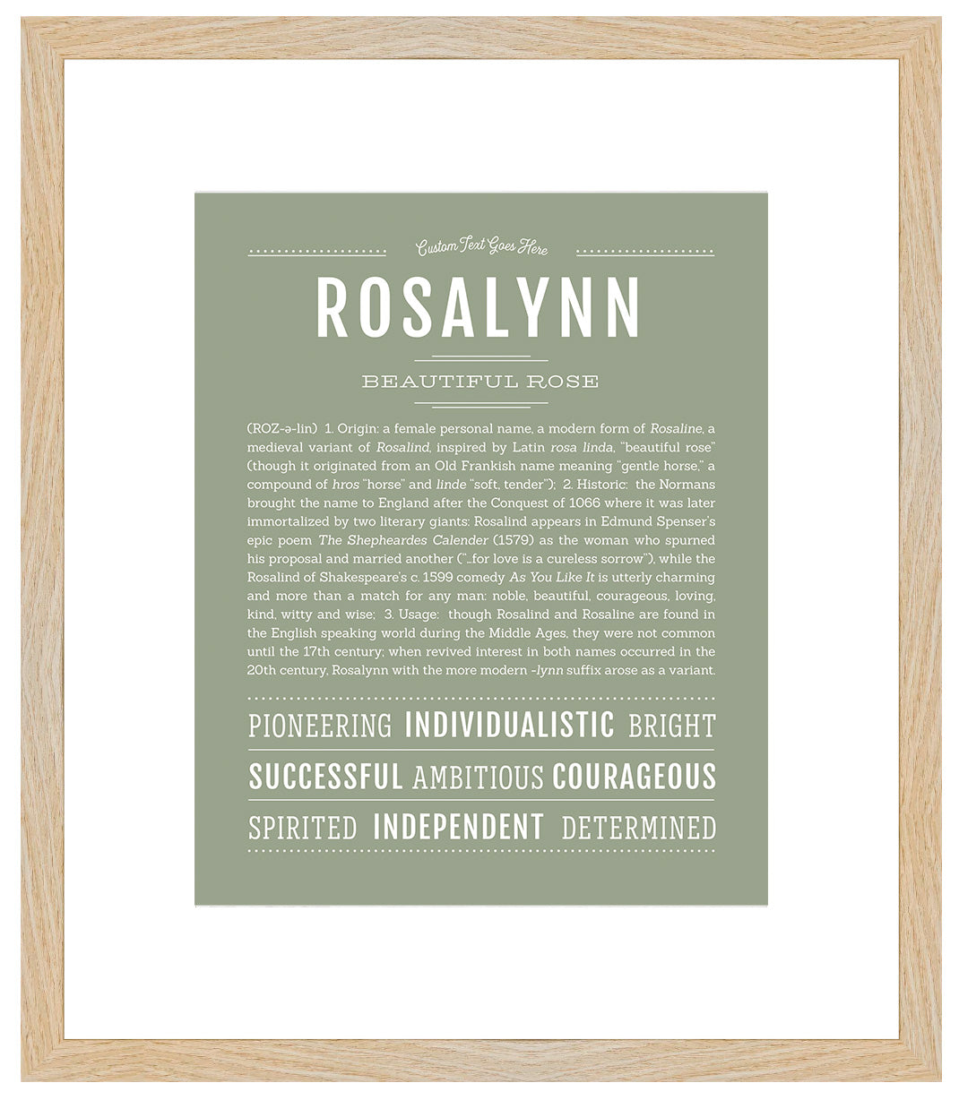 Rosalynn | Name Art Print