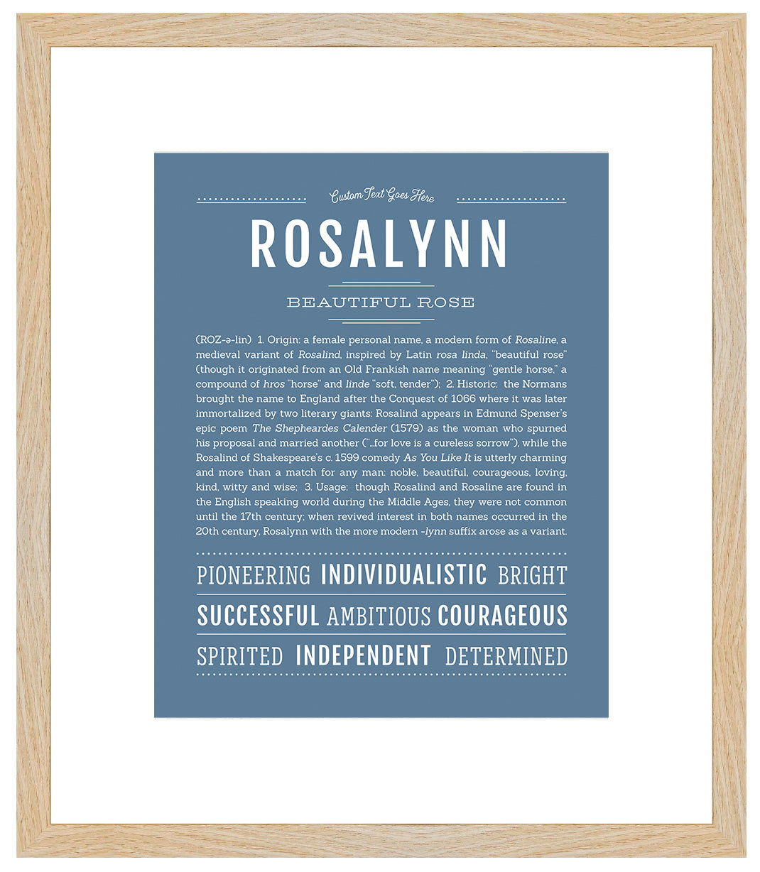 Rosalynn | Name Art Print