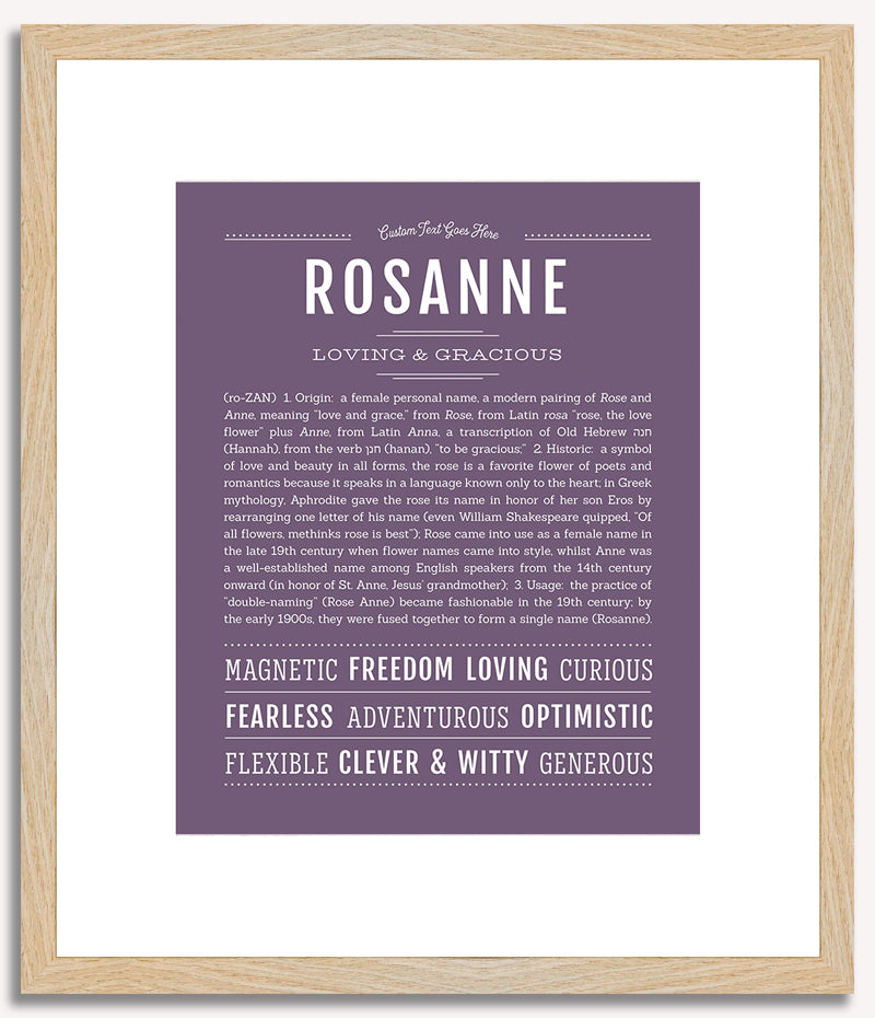 Rosanne | Name Art Print