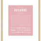 Rosanne | Name Art Print