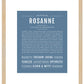 Rosanne | Name Art Print