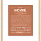 Rosanne | Name Art Print