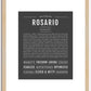 Rosario | Name Art Print