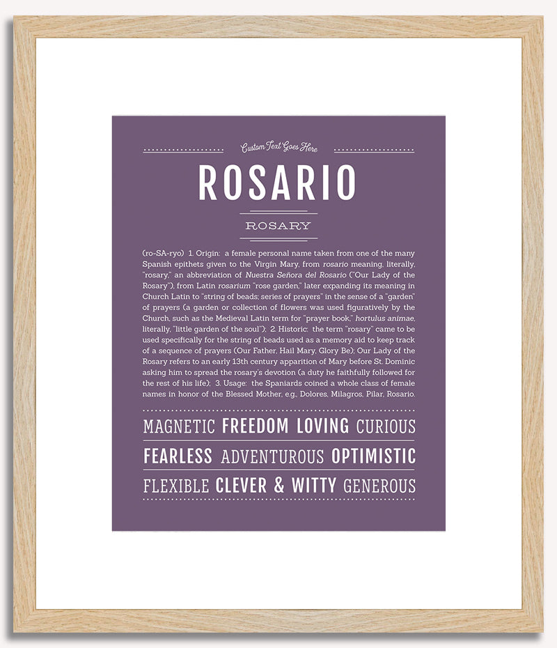 Rosario | Name Art Print