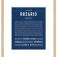 Rosario | Name Art Print