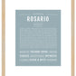 Rosario | Name Art Print