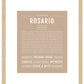 Rosario | Name Art Print