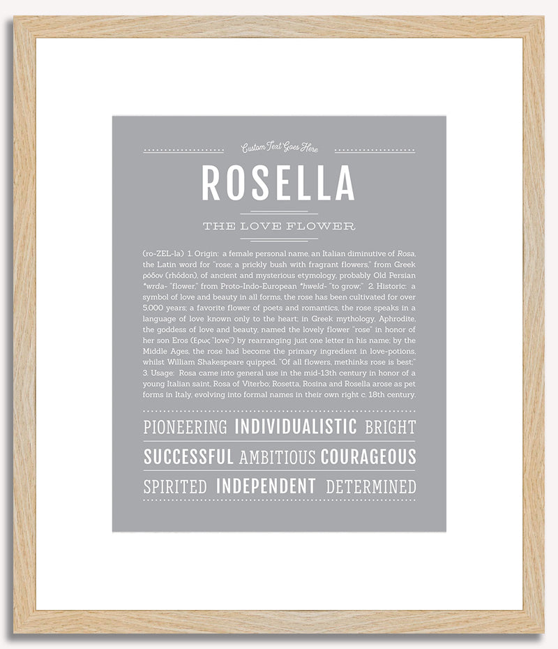 Rosella | Name Art Print